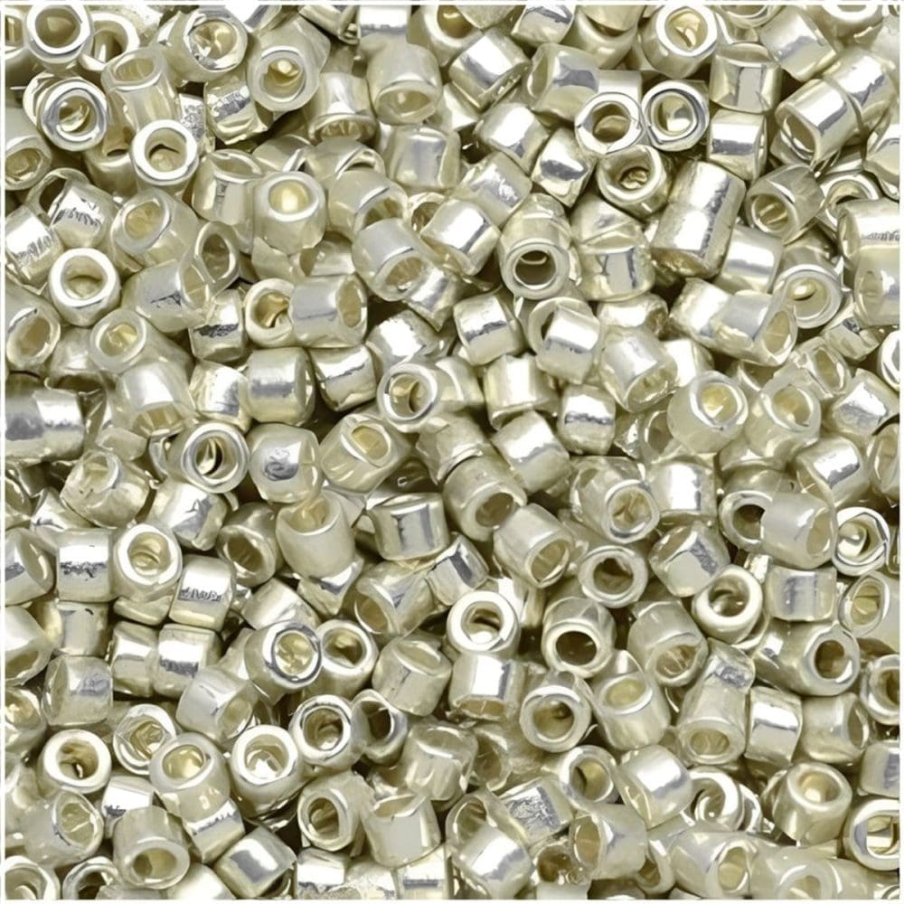 DB1831 Miyuki Delica Seed Beads 11/0 Duracoat Galvanized Silver 7.2GM