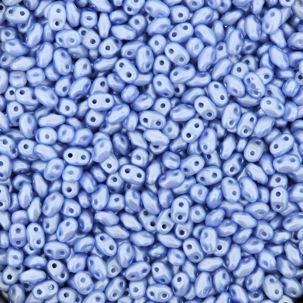 MiniDuo Two-hole Beads Set 24GM 4x2mm Light Pastel Combo - Image 2