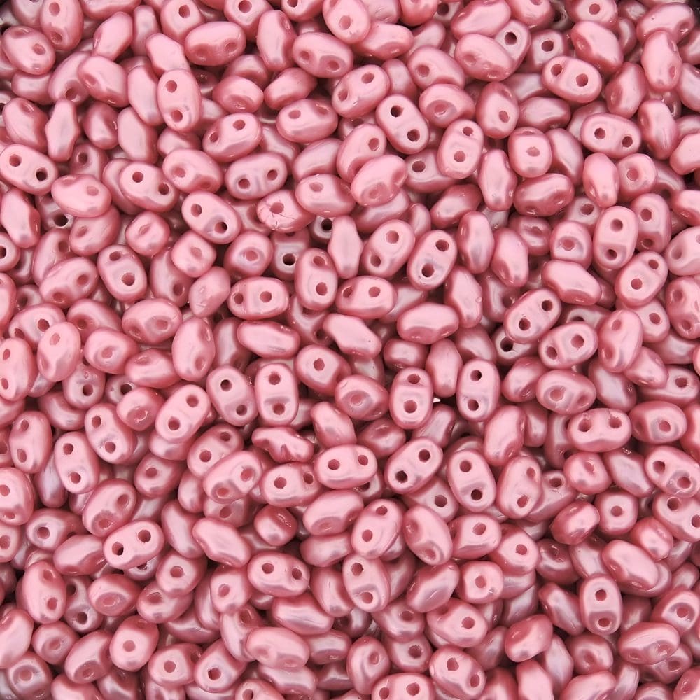 MiniDuo Two-hole Beads Set 24GM 4x2mm Light Pastel Combo - Image 4
