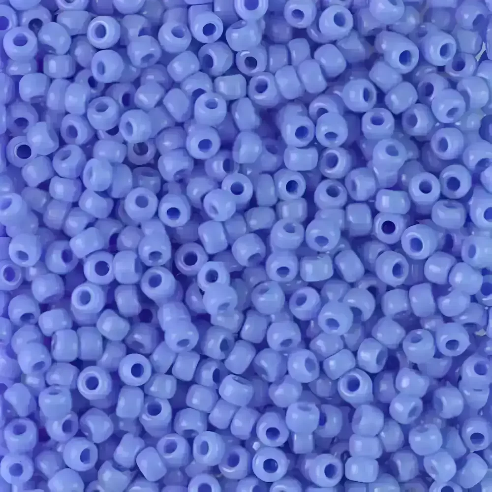 Miyuki Round Seed Beads Size 11/0 Opaque Periwinkle 24GM - Image 2