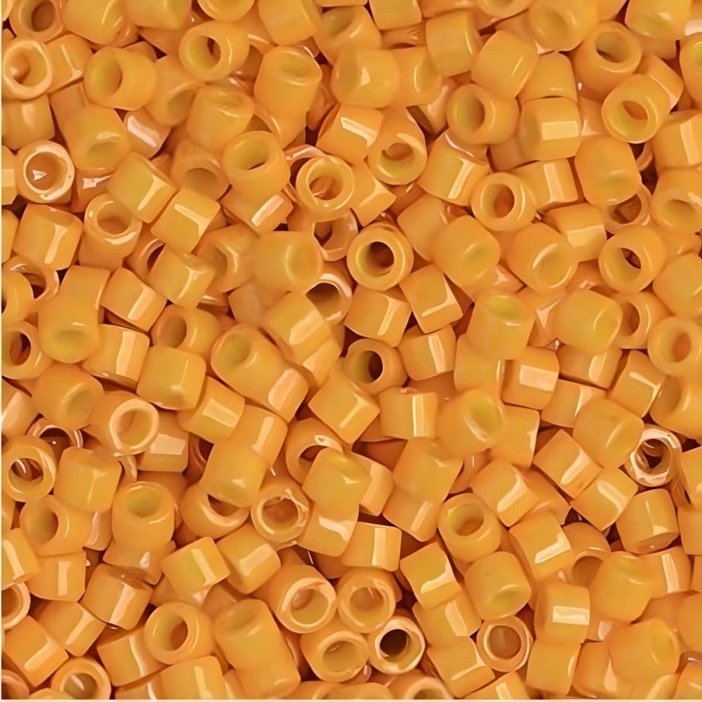 DB651 Miyuki Delica Seed Beads 11/0 Opaque Squash 7.2GM