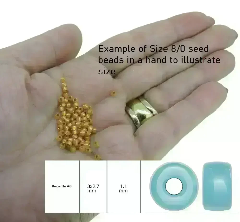Miyuki Round Seed Beads Size 8/0 Galvanized Gold Bulk 50GM - Image 3