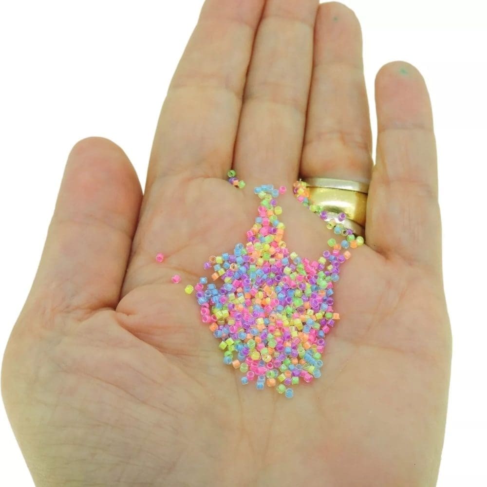 Luminous Collection Mix, Miyuki Delica Seed Beads, Size 11/0, 7 Gram Tube - Image 4