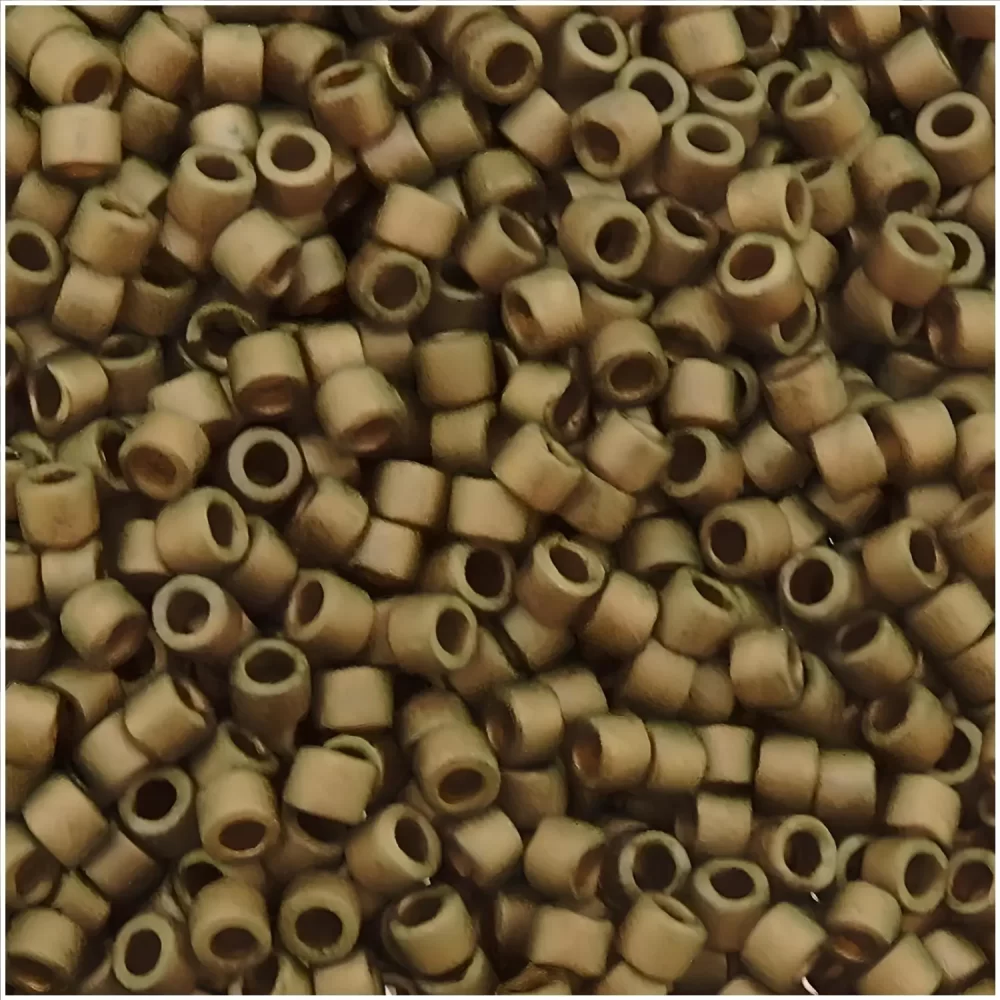 DB322L Miyuki Delica Seed Beads Size 11/0 Matte Metallic Light Bronze 7GM