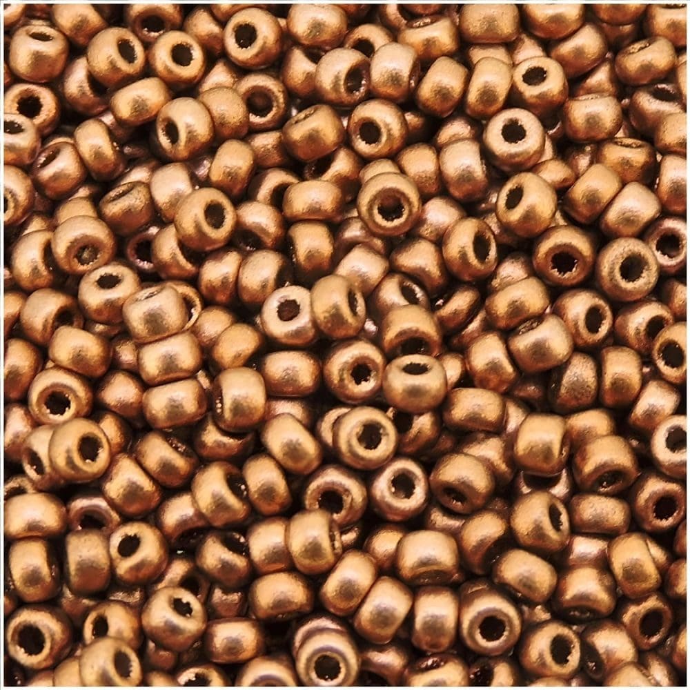 Miyuki Round Seed Beads Size 11/0 Vintage Copper 24GM