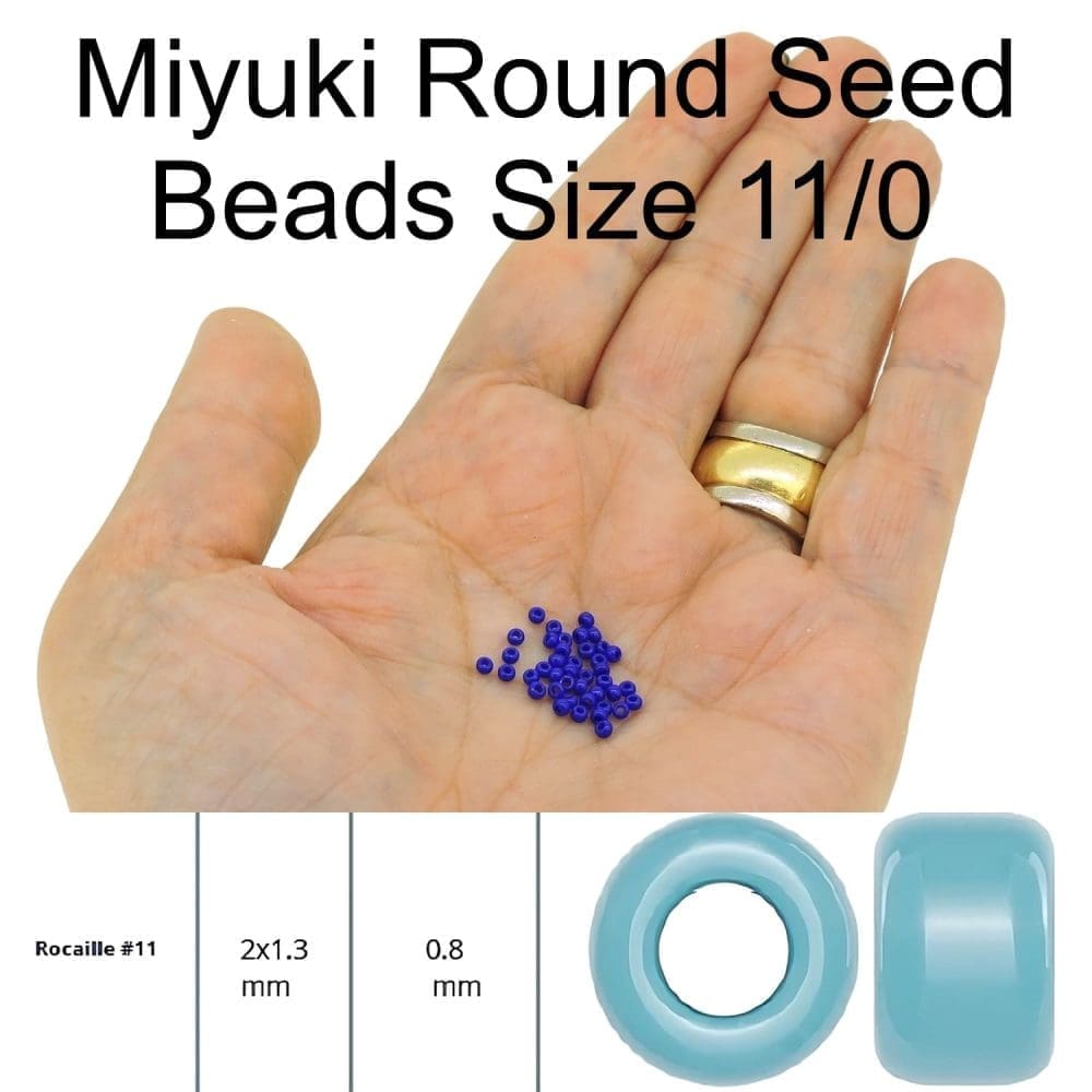 Miyuki Round Seed Beads Size 11/0 Opaque Mustard 24GM - Image 4