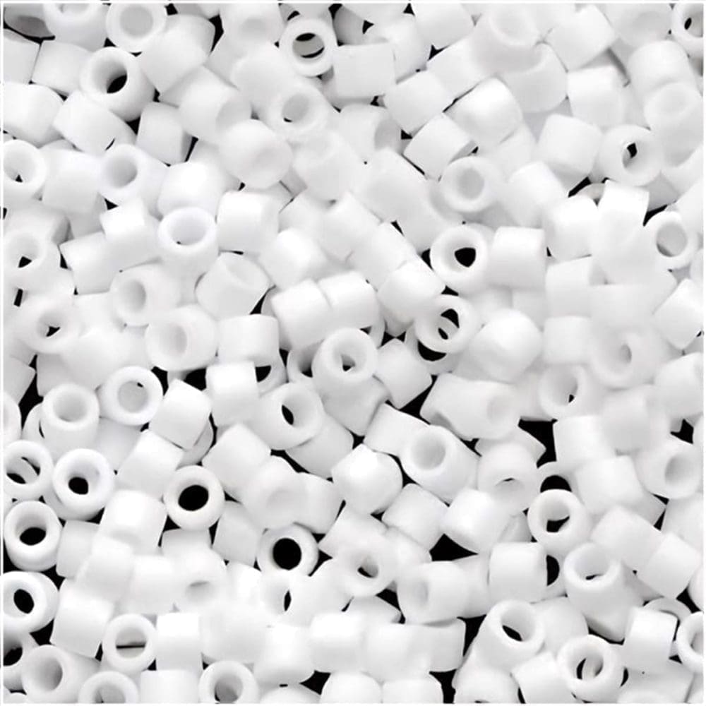 DB351 Miyuki Delica Seed Beads 11/0 Matte Opaque White BULK 50GM