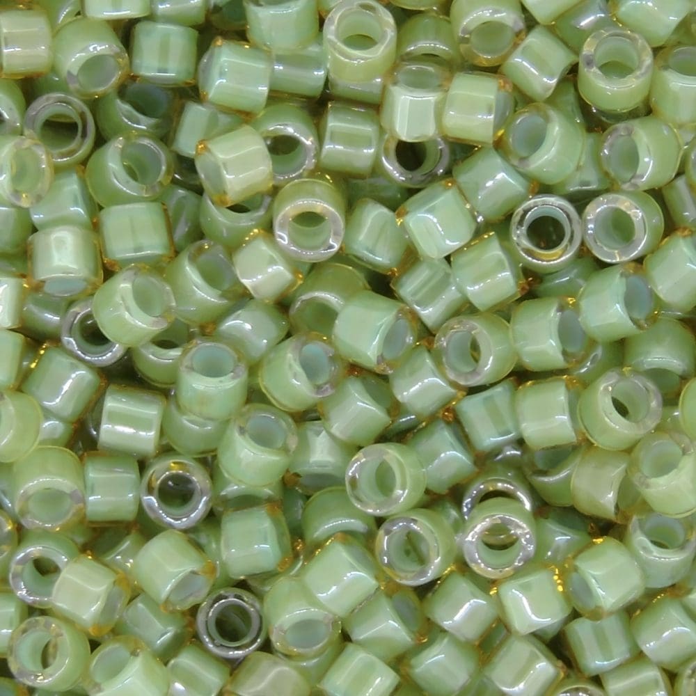 DB2052 Miyuki Delica Seed Beads 11/0 Luminous Sage / Amber / Asparagus 7GM