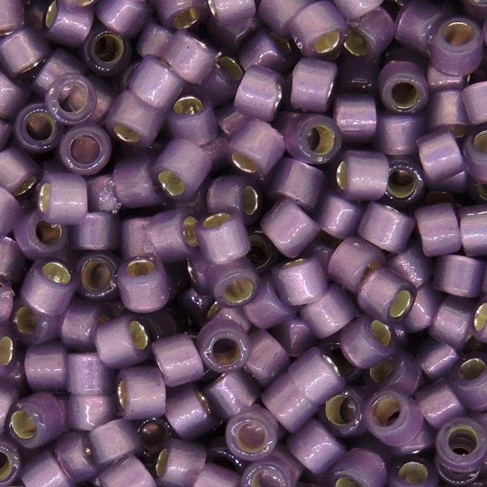 DB2182 Miyuki Delica Seed Beads 11/0 Duracoat Semi Frosted Lilac 7GM