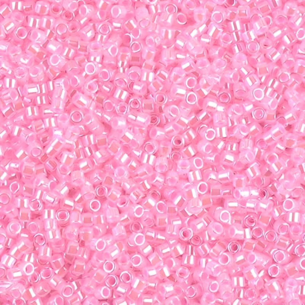 DB245 Miyuki Delica Beads Size 11/0 Cotton Candy Ceylon 7GM - Image 3