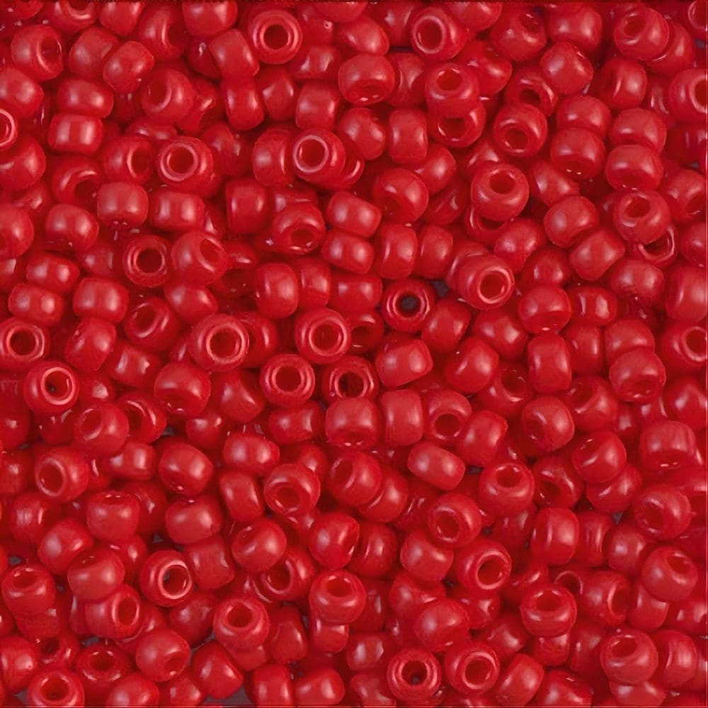 Miyuki Round Seed Beads Size 8/0 Opaque Red 22GM